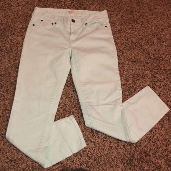 J. Crew mint green stretch pant skinny jeans - Picture 4 of 6